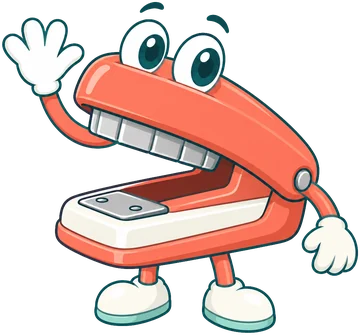 Stapley, a cheerful stapler